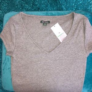 short sleeve grey target shirt